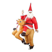 Christmas Cosplay Inflatable Costume Carry Me Santa Claus Snowman Inflated Garment Xmas Tree Festival Party Disfraz Fro Adult Sx