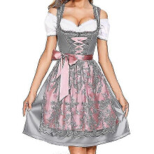 Women's Oktoberfest Dirndl Costume Traditional German Dress for Carnival