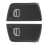 2pcs Black Switch Covers for Mercedes Sprinter 6