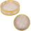 Bamboo steamer sheets for dumplings - 100pcs 9 inch perforated 3