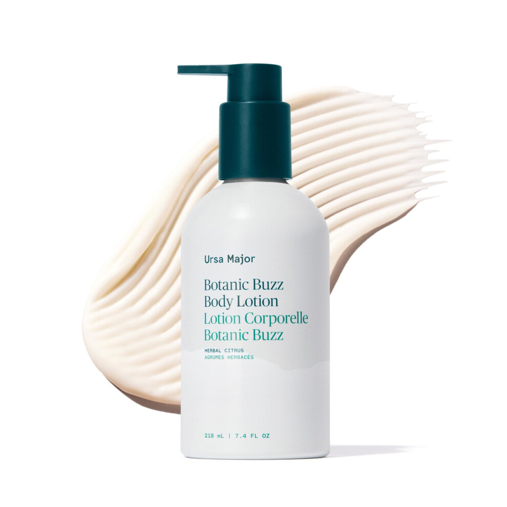 Ursa Major Botanic Buzz Body Lotion | Natural, Vegan And Cruelty-Free | Moisturizes, Soothes And Hydrates Skin | Formulated For Men & Women | 7.37 Oun