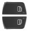 2pcs Black Switch Covers for Mercedes Sprinter 18