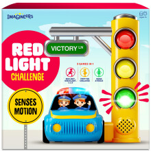 Imagineers Röd Ljus Utmaning Spel för Barn - Födelsedagspresent till 3-6 År - Flickleksaker för 5-7 År