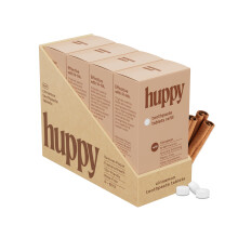 HUPPY Zahnpastatabletten, Nano-Hydroxyapatit - natürliche Aufhellung, fluoridfrei und remineralisierend - Reise-Tabs