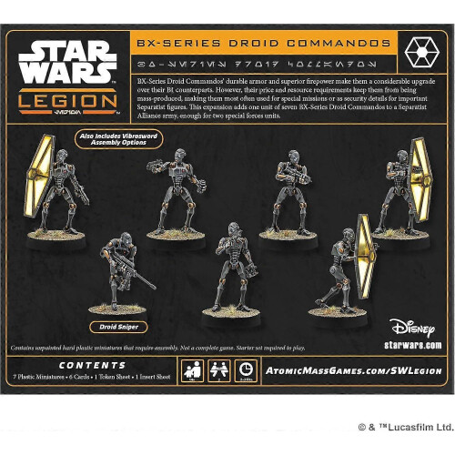Star Wars Legion - BX-Series Droid Commandos Miniature