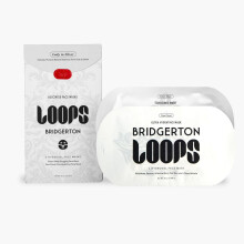 LOOPS Beauty Bridgerton NETFLIX Lady in Silver Set - The Best Korean Hydrogel Face Masks for Every Skin Moment Face Mask - 2 Hydrating Masks - Dew Clo