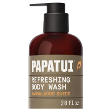 PAPATUI av Dwayne Johnson Exfolierande Duschgel för Män | Fuktgivande & Med Kokosolja | Sandalwood Suede | 28 oz