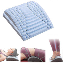 (Blue) Neck and back stretcher, multi-level adjustable, relieves pain and corrects posture