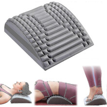 (Grey) Neck and back stretcher, multi-level adjustable, relieves pain and corrects posture