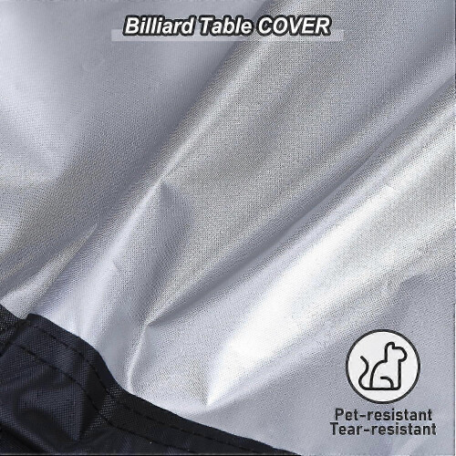 Black cover for billiard table 7ft waterproof dustproof patio 1