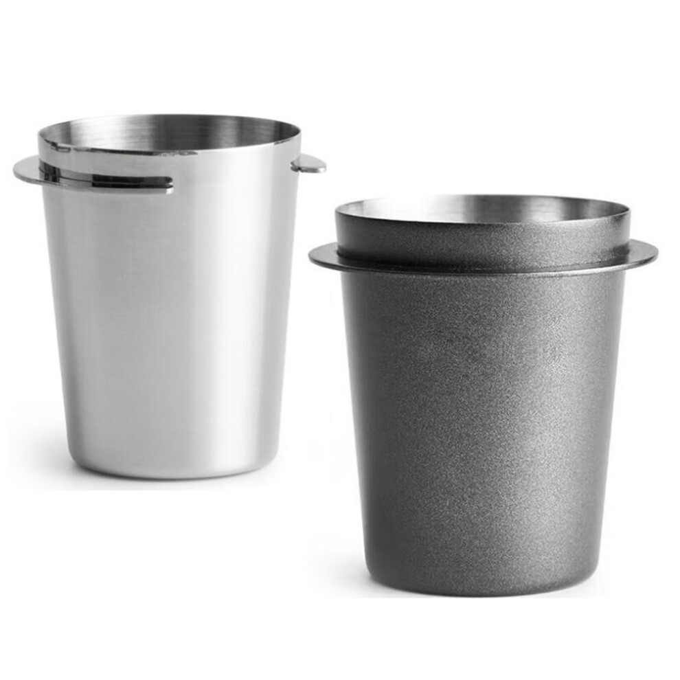 Semoic Stainless Steel Dosing Cup Coffee Sniffing Mug Powder Feeder For Espresso Machine Portafilter Coffee Tamper, 54Mm