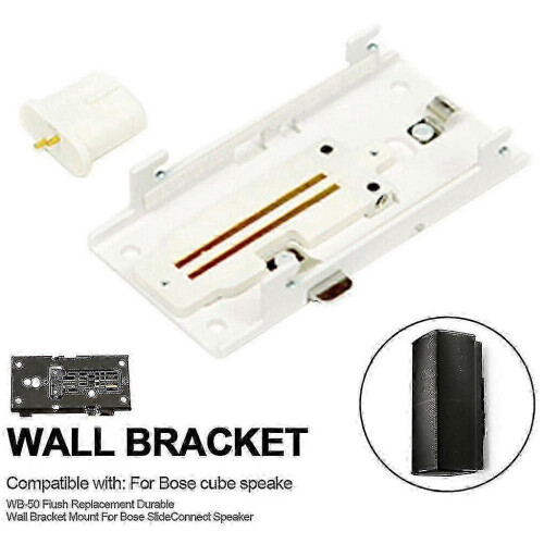 WB-50 speaker wall mount bracket including connector holder 2