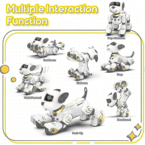 Remote Control Robot Dog Toy for Kids, Sonomo Programmable Robotic Puppy, Smart Interactive Stunt Ro
