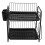 Dish Rack Set 2-Tier Kitchen Organizer Tools Plate Spoon Storage Frame Steel Drain Bowl Rack Kitchen Dish Shelf 1