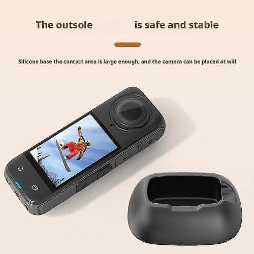 Protective base for Insta360 X5 - Durable silicone black 1
