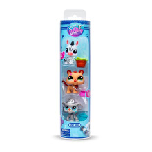 Littlest Pet Shop - Trío de Mascotas Serie 2 - Incluye 3 Mascotas y Accesorios - (1 Juguete Aleatorio) 621