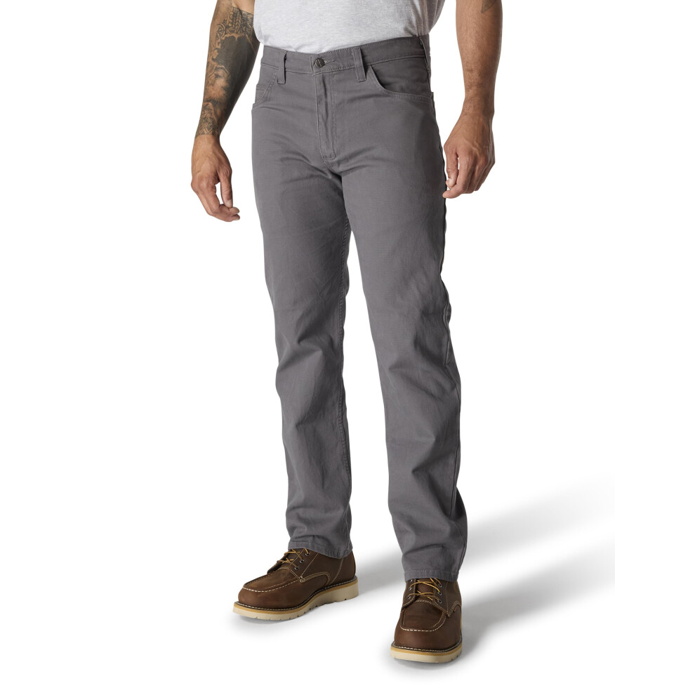 Carhartt Men's Relaxed Straight Rigby Pant, Gravel, W38 X L34