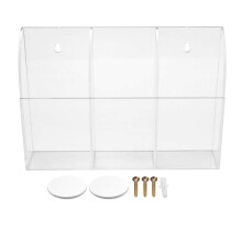 TV Air Conditioner titulaire cas de controle a distance Acrylique Support mural Boite de rangement (3 cas)