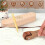 Seam pressing tools for quilting - 3pcs beechwood roller set 5