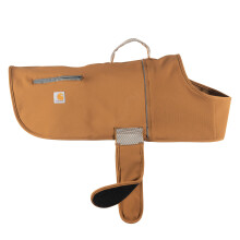 Carhartt Quick Duck Fleece Lined Dog Jac, Water-Repellent Dog Vest, Carhartt Brown, Large