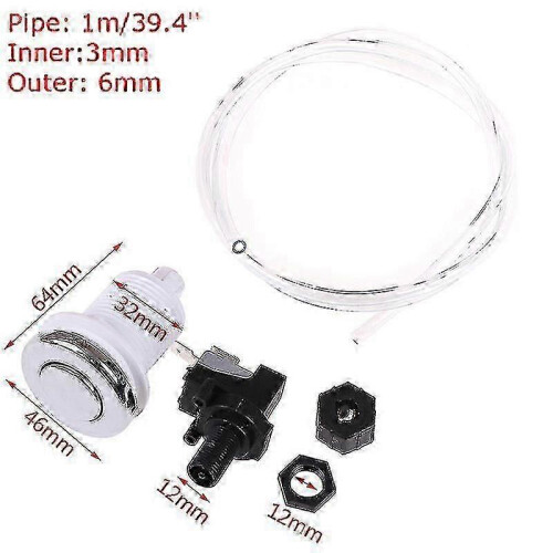 16A push air switch for waste disposal IP67 rated 2