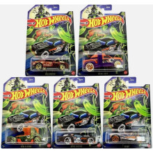 Hot Wheels 2025 Fall Halloween Mix Diecast Cars Set, 1:64 Scale, 5 Pack Collection
