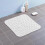 Tapis de bain de douche avec trous d'évacuation - 48 x 48 cm, antidérapant 2