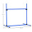 Set per agility dog regolabile in altezza con pali, blu 3