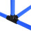 Set per agility dog regolabile in altezza con pali, blu 8