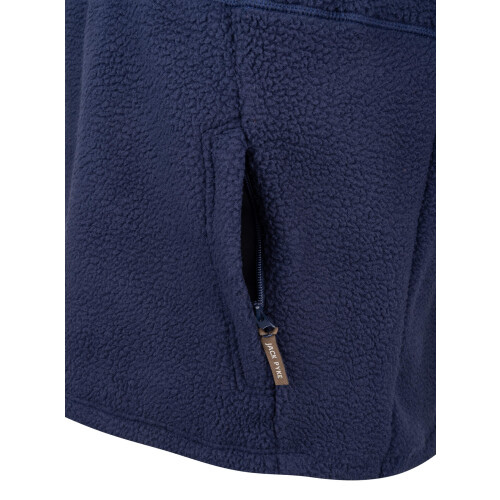 JACK PYKE JACK PYKE Half Zip Sherpa Fleece Pullover Navy XX-Large 1