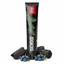 SPLAT Blackwood Natuurlijke Whitening Tandpasta - 75 ml Houtskool voor Diep Reiniging, Frisse Adem en Vlekverwijdering