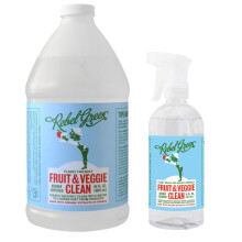 Rebel Green Fruit & Veggie Clean - Plantaardige Produce Cleaner - Natuurlijke Was - 16 Fluid Oun