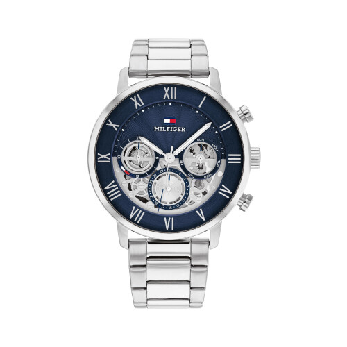 Tommy Hilfiger Tommy Hilfiger Herrklocka: Samtida Elegans med Romerska Siffror (Modell 1710569)