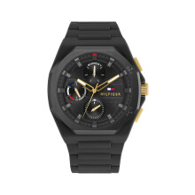 Tommy Hilfiger Heren Sportieve Horloge - Multifunctionele Siliconen Horloge - Waterdicht tot 5 ATM/50 Meter