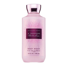 Gel de Ducha Bath & Body Works A Thousand Wishes, Limpiador Nutritivo con Pro-Vitamina B5 y Aloe, 10 fl oz
