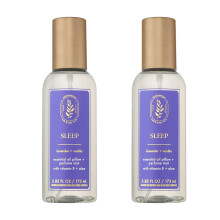 Bath & Body Works Aromatherapy Lavender Vanilla Essential Oil Mist, Body Spray with Vitamin E and Aloe, Pillow Spray for Calming Bedtime Relaxation, 5
