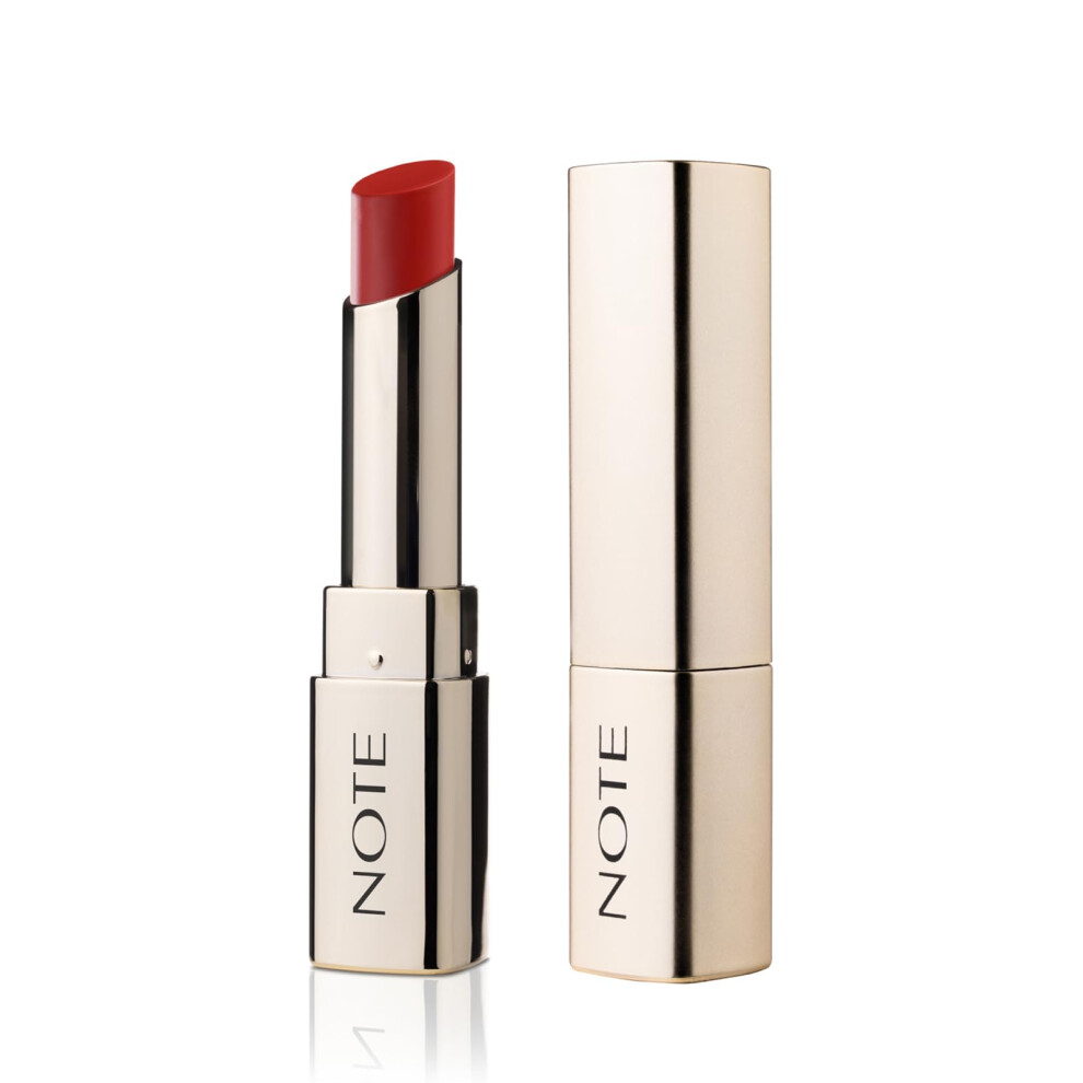Note Cosmetique Iconic Matte Lipstick - Velvety Lipstick For Women - Non-Drying, Lightweight Lip Makeup - 111 Fearless - 0.11 Oz