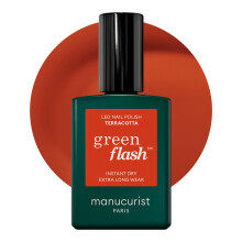 Esmalte de Uñas en Gel Manucurist Green Flash - Terracota (Rojo Quemado) - 12-Free, Bio-Sourced (84%) - 15 ml