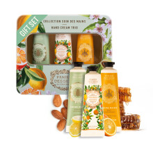 Panier des Sens - Mini Hand Cream Set - Gåvoset för kvinnor - Mandel, Provence & Honung