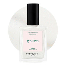 Manucurist Green Nebula - Esmalte de Uñas Holográfico Blanco Secado Rápido - 9-Free - Vegano y Natural