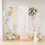 VidaXL vidaXL Wedding Arch 3 pcs Gold Steel 4