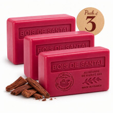 La Maison du Savon - Trio de Jabones de Sándalo - Jabones Hidratantes con Manteca de Karité
