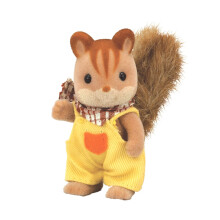 Familias Sylvanian Epoch Muñeca (Familia Ardilla Nogal, Niño Ardilla Nogal) Re-33 Certificado ST Mark