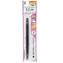 Pilot PLFBS18UFB Frixion Slim Ballpoint Pen, Black, 0.38mm