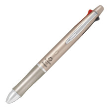 Pilot Dr. Grip 4+1, 4 Color 0.7 mm Ballpoint Multi Pen & 0.5 mm Mechanical Pencil - Champagne Gold Body (BKHDF1SFN-CG)