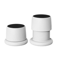 2X Adjustable Bed Risers Heavy Duty Furniture Risers Sofa Table Couch Floor Lift -White