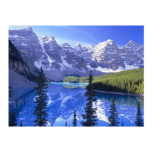 Pittura Diamante Diamante DIY Diamante Pieno Diamante Rotondo Croce Soggiorno Decorazione Artigianato Lago e Montagna