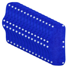 Fascia per il Sudore Cappello Duro Lavabile nel Cotone da 15 Pezzi, Fascia per Sudore nel Spugna Riutilizzabile con Chiusura un Scatto Fodera,