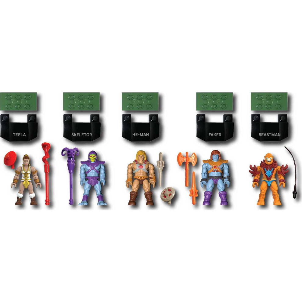 Mega Construx Heroes Battle For Eternia Collection Micro Action Figure Building Set