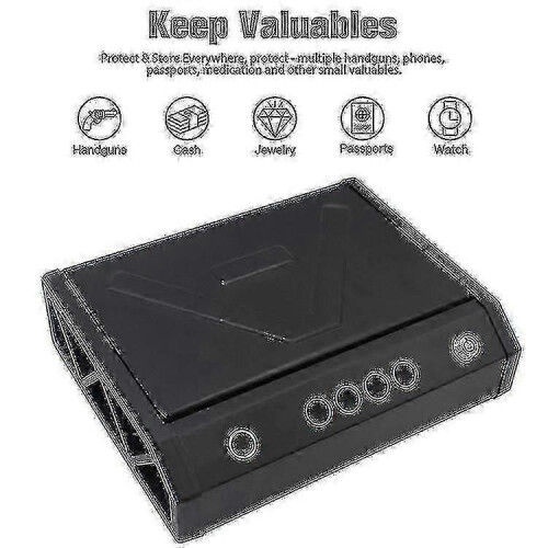 Gun Safe with Fingerprint And Biometric Lock 2